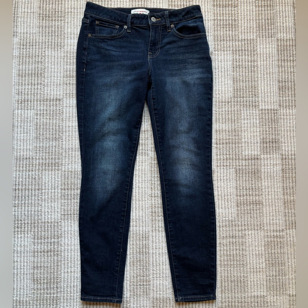 Lucky Brand Skinny Jeans | Women’s Size 6 / 28R | Dark Wash Denim